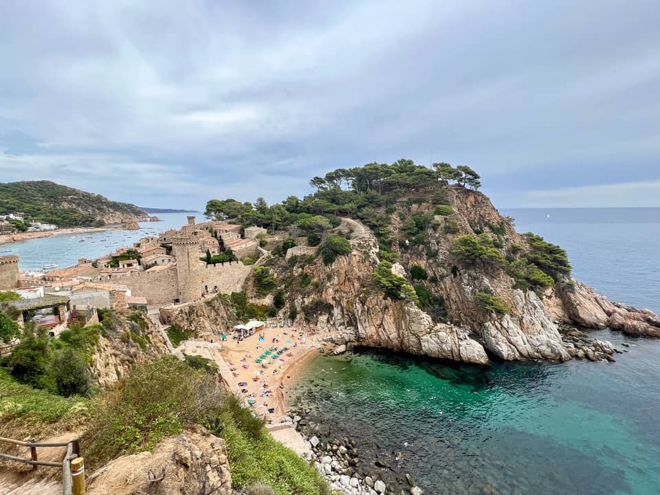 The views are worth visiting in Tossa de Mar Old Town, Spain.