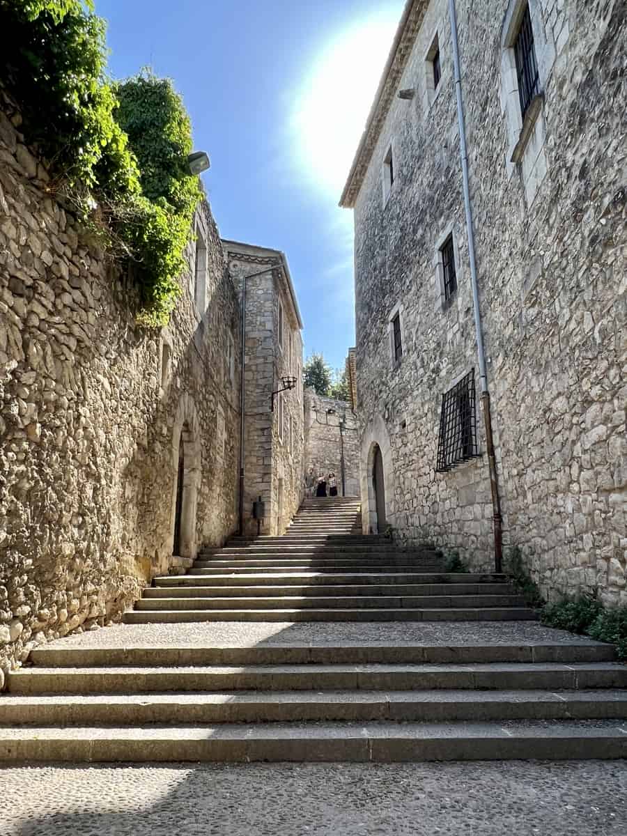 The streets of Girona, one of the movie locations for the HBO series, Game of Thrones.