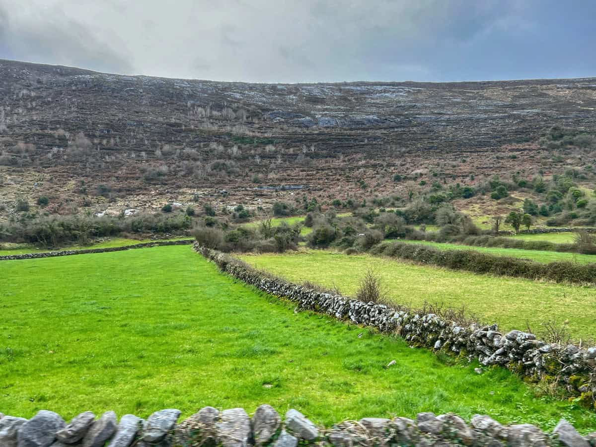 The natural beauty of the Burren national park in Ireland found along the Wild Atlantic Way.